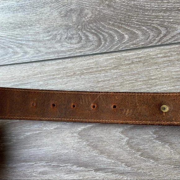 Vintage Kudos Boho Western Leather Belt - Picture 10 of 14